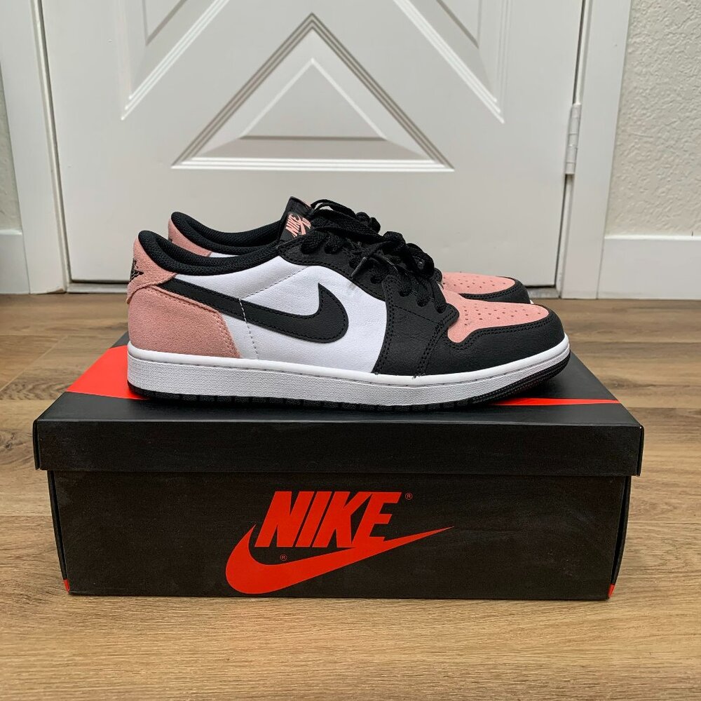 Air Jordan 1 Low Retro OG "Bleached Coral" - Size 9.5M - LIGHTLY USED